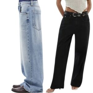 2 Pair BDG Jaya Baggy Boyfriend Jeans